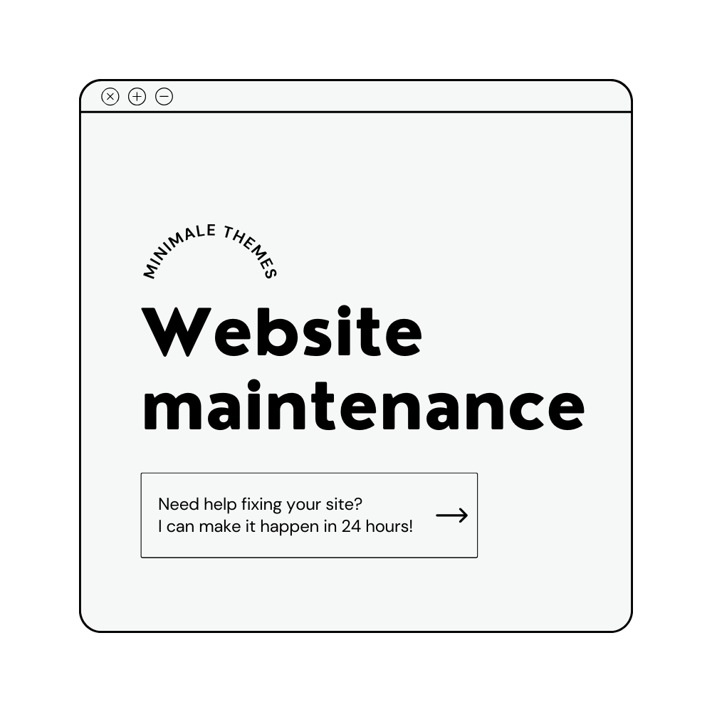 Etsy Banner for Minimale Themes by Gillan Ropero